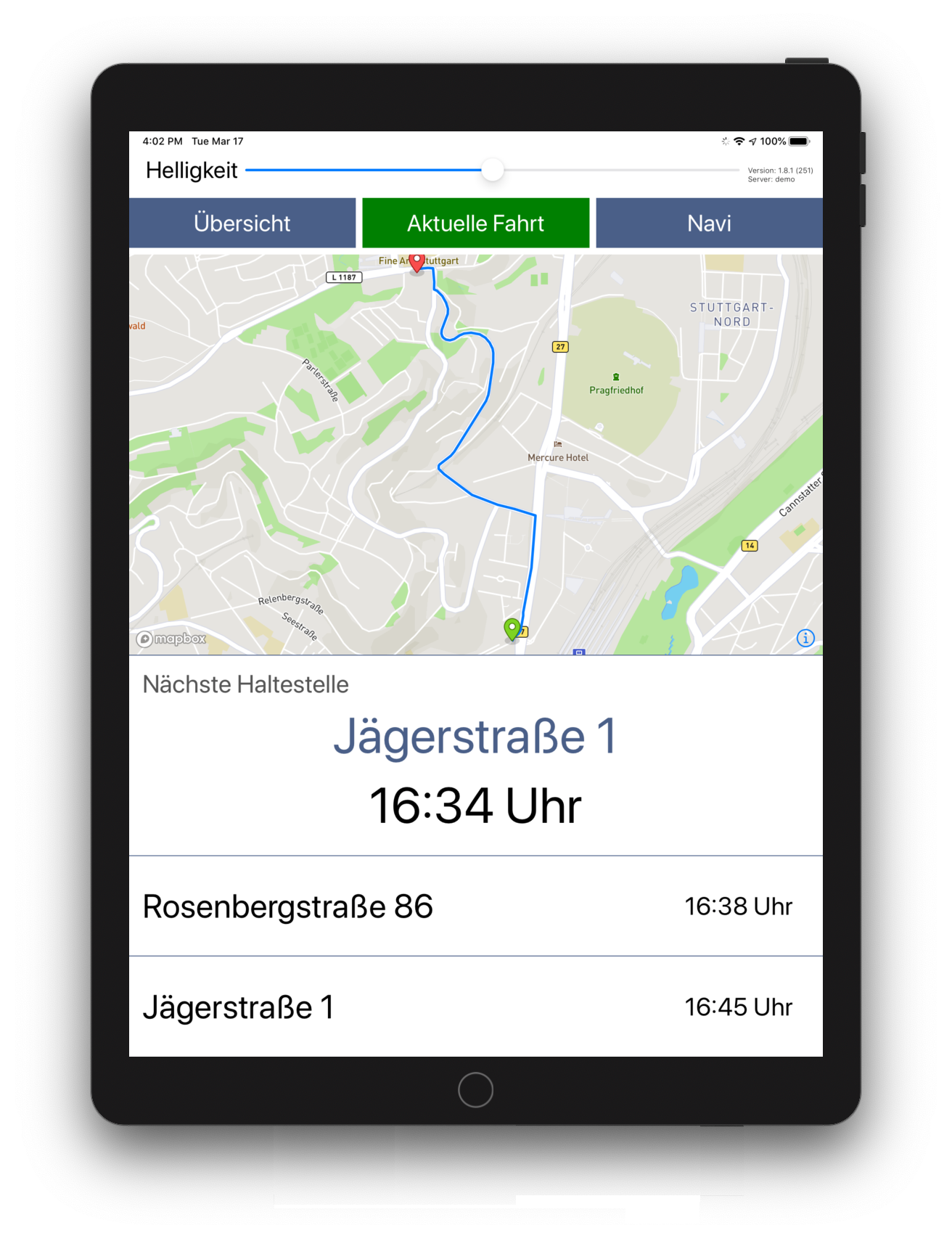 Bürgerbus Fahrer App